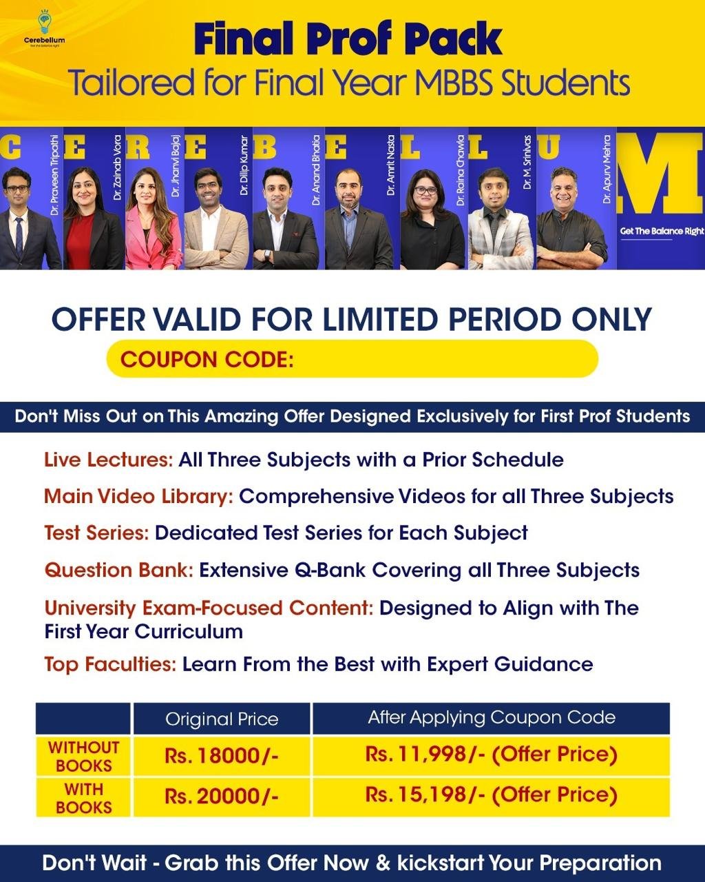 Cerebellum Final Prof Pack for Final Year MBBS Students Dr Praveen Tripathi